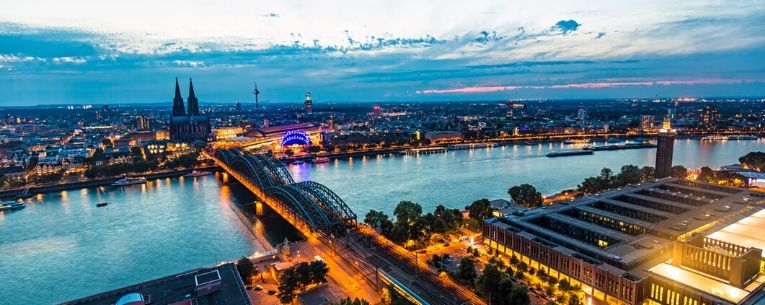 Allianz - Skyline view of Cologne, Germany