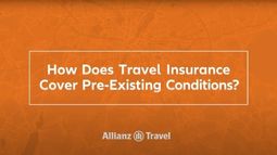 allianz travel insurance pre existing conditions