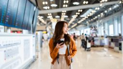 woman in airport