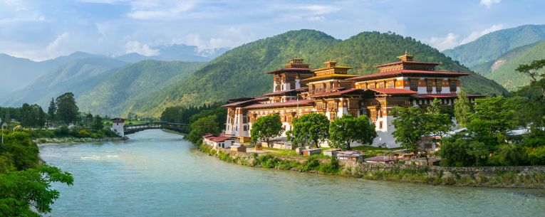 Allianz - Punakah Dzong Monastery in Bhutan