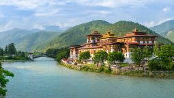 Punakah Dzong Monastery in Bhutan