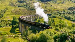 steam train in scotland