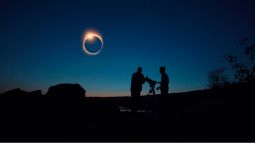 viewing the eclipse