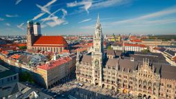 aerial view of munich, germany